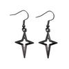 Bohemian Hot-Sale Star Moon Pentagram Circle Dangle Earrings Memorable Wedding Gift for Daily Style