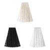 Water Soluble Lace Skirt For Women With Elastic Waist For Autumn Winter Fashion