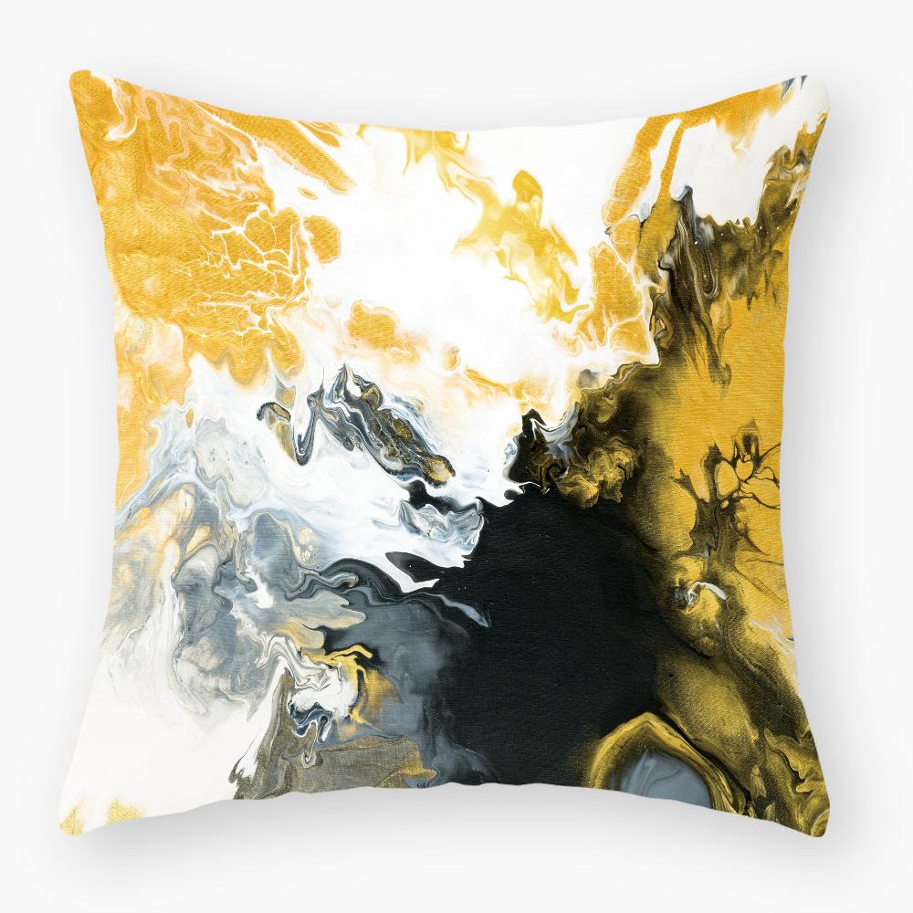 Ins Eyelash Printing Pillowcase Peach Leather Velvet Pillowcase Pillowcase Super Soft Pillowcase Sofa Decoration Pillow