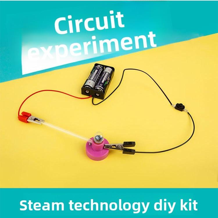Simulated Light Bulb Circuit Experimental Material Set Children Puzzle Toys For Kids Science Education And Creativity