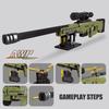 Military Series 2395pcs AWM Sniper Rifle Weapon Building Blocks MOC Modern Gun Bricks Toys For Children Boys Gifts