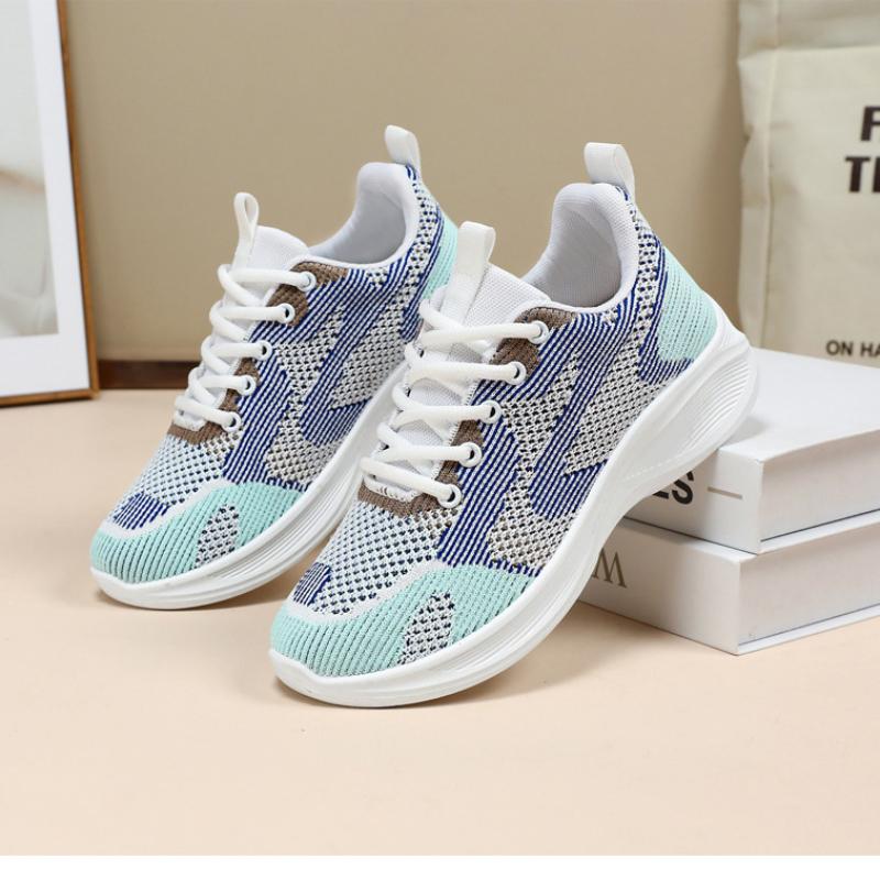 Fashion 2024 Spring New Colored Weaving Sports Shoes Trendy Casual Shoes Soft Sole Lightweight Running Shoes