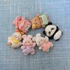100Pcs Kawaii Flat Back Cartoon Animal Little Bear Rabbit Cat Resin Scrapbook Diy Jewelry Children Gift Hairpin Accessories