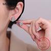 Heart Cut Genuine Peridot 925 Sterling Silver Stud Earrings for Women Fashion Green Gemstone Statement Jewelry