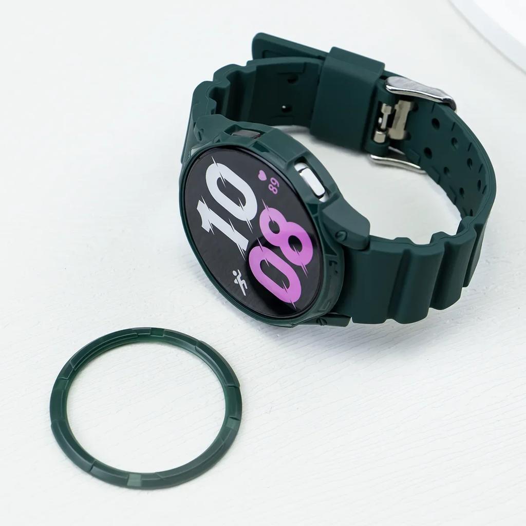 Silicone Strap+Case for Samsung Galaxy Watch 6 Classic 43mm 47mm Sport Loop Band Screen Protective Cover for SAMSUNG 6Classic