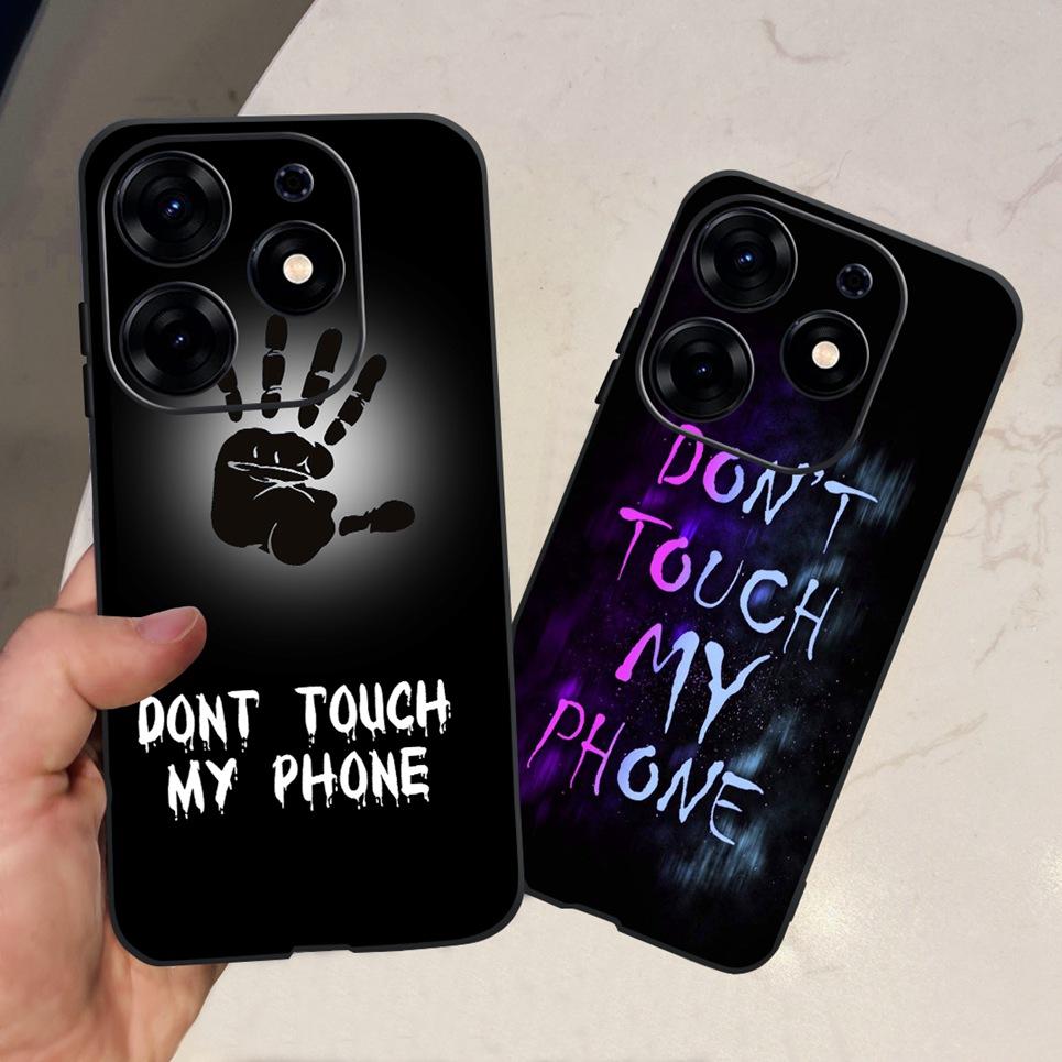 Für Tecno Spark 10 / 10 Pro / 10c Hülle Rückseite Totenkopf Drache Cooler Stil Cartoon Hüllen Weicher Schwarzer Silikon Stoßfänger Für spark10