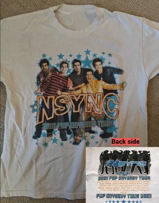 NEW Vintage NSYNC 2001 Pop Odyssey Tour T-shirt Size S-5XL Unisex T-Shirt