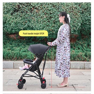 Ultra-Light, Compact, Foldable Baby Stroller with Shock Absorption - Ideal for Summer Expedition