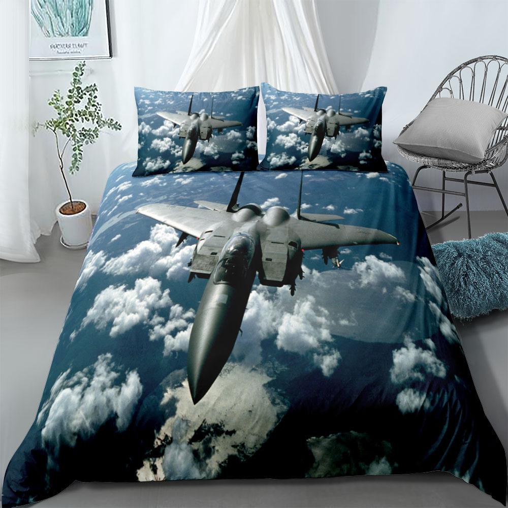 World Ranking Air Fighter Duvet Cover Set UK Single Double Queen US Twin Full King Size Among Bed Linen Set