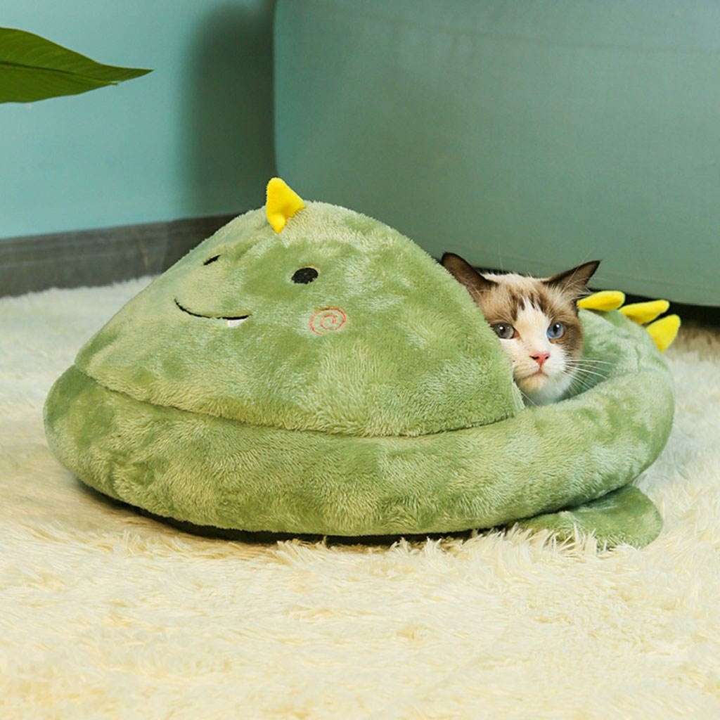 dinosaur cat bed