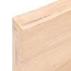 VidaXL Table Top Solid Oak Wood Untreated Matching Edge 363871