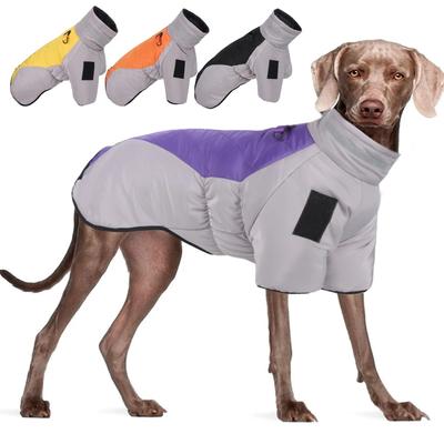 Büyük Köpek Ceket Kış Sıcak Köpek Giysileri Orta Büyük Köpekler için Su Geçirmez Pet Ceket Labrador Kostüm Golden Retriever Yelek Tulum