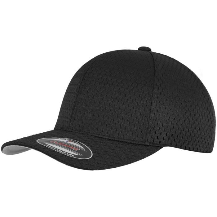 Casquette Stretchable - Flexfit - Athletic Mesh - Noir - 97% Polyester - Mixte