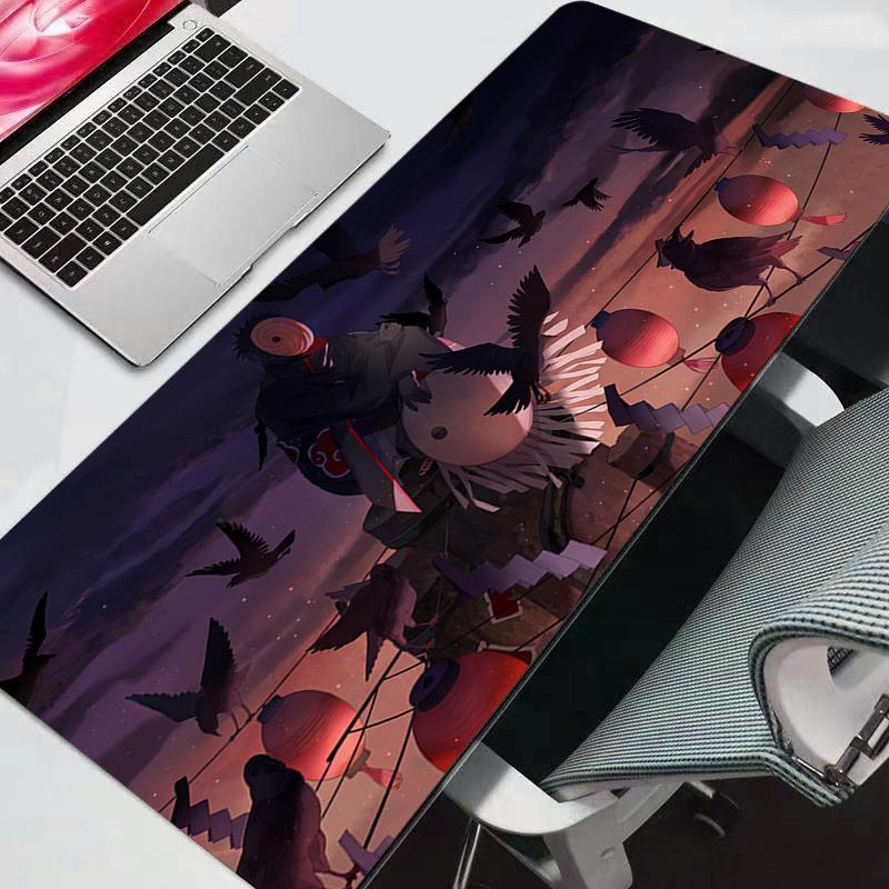 Naruto XXL Rubber Large PC Mousepad Gamer Gaming Mouse Pads Desk Keyboard Mat Computer Laptop Mat durable anime