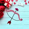 Cupid Bow Arrows Cupid Mini Arrow Set Unisex Mini Cupid Bow Arrow Set Valentine's Day Costume Accessory Halloween for Adults