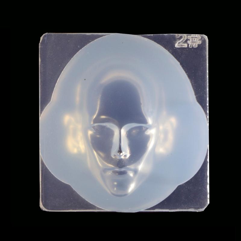 Menschliches Gesicht 3D Puppe Epoxidharz Form Aromatherapie Gips Silikonform DIY Bastelartikel Ornamente Dekoration Gießwerkzeuge