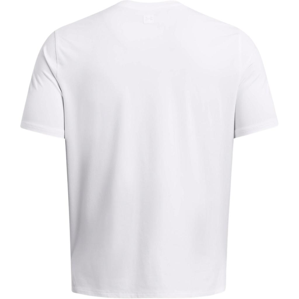 Under Armour Meridian Soft Comfortable Crew Neck Short Sleeve T-Shirt Men Tops White 1386973-100