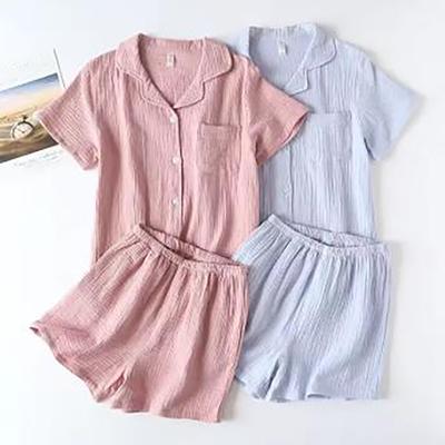 Short Sleeved Shorts Pijama Set Women Casual Wear Fashion Summer Women's Sleepwear