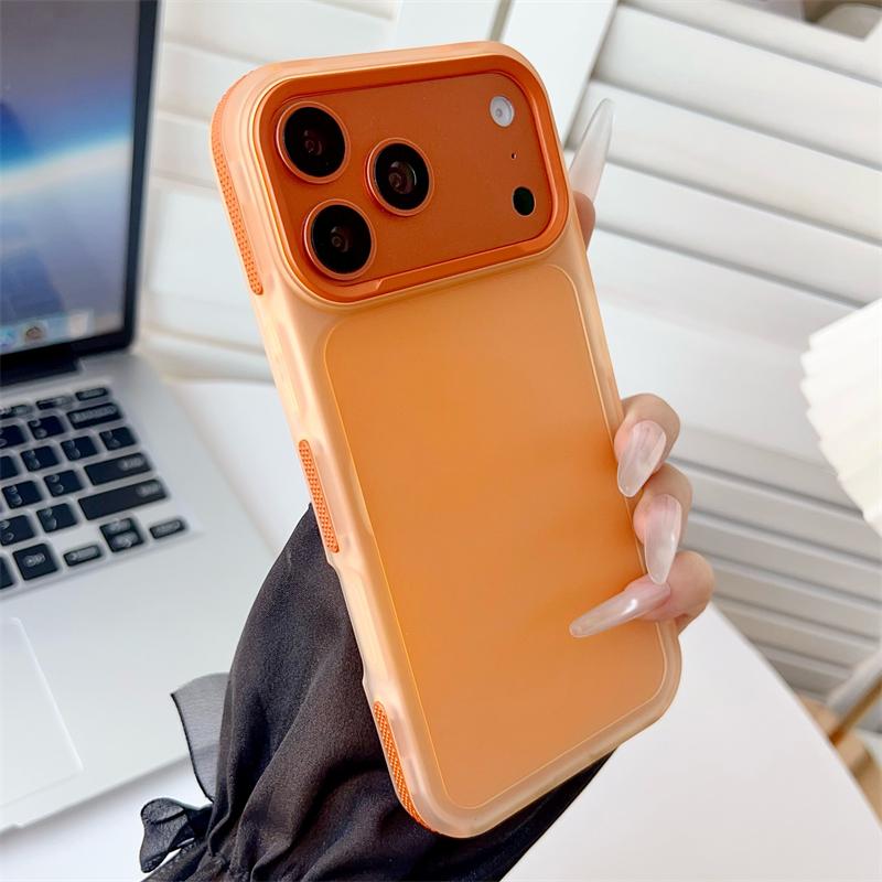 Luxury Matte Translunt Phone Case for iPhone 17 Air 16 E 15 14 Plus 13 12 11 Pro Max Shockproof Anti Slip Frosted Armor Cover