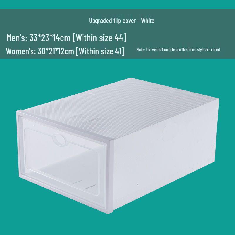 Transparent Thickened Drawer-Style Shoe Storage Box