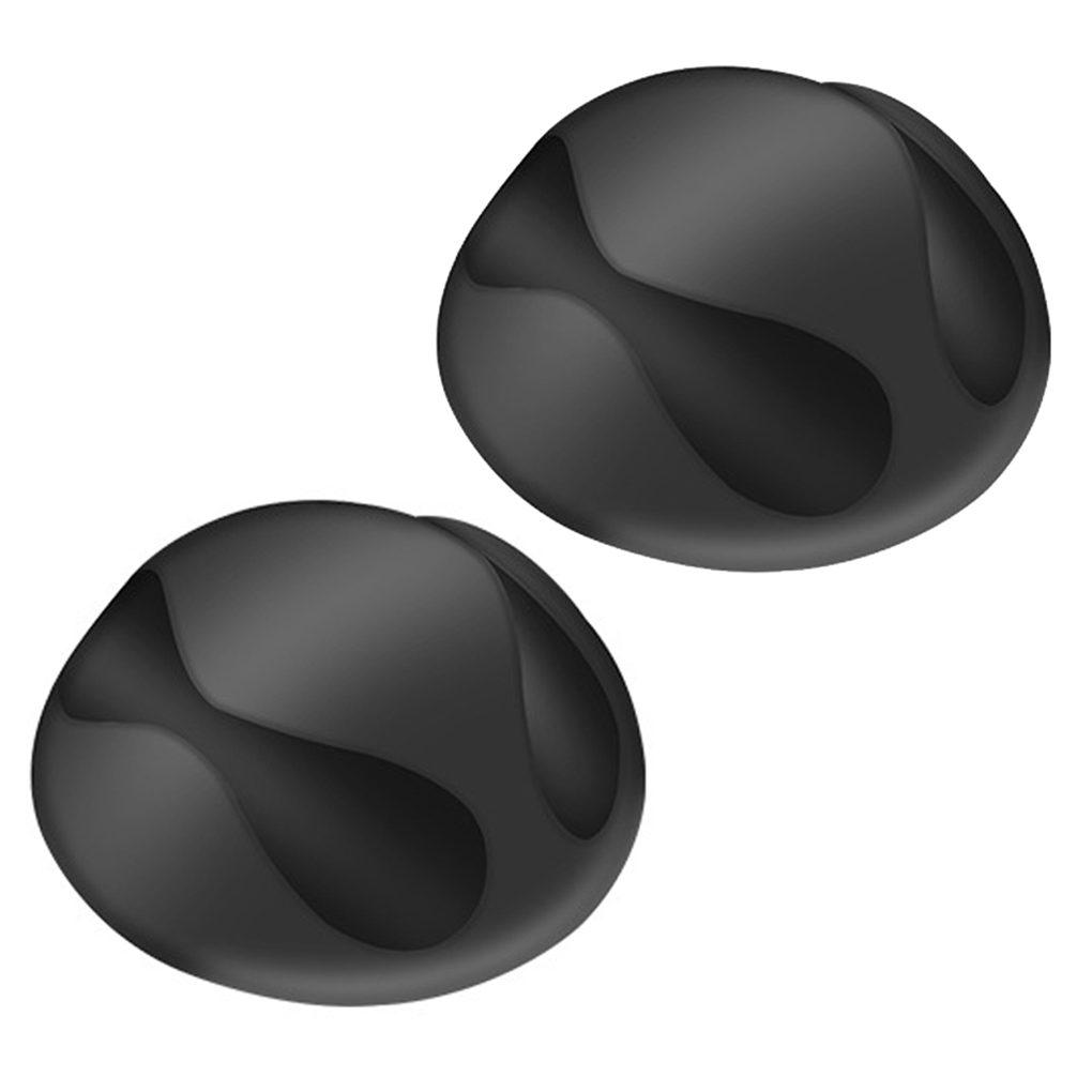 2021 NEW USB Cable Organizer Silicone Cable Winder Desktop Tidy Management Clips Cable Holder for Mouse Headphone Wire Organizer