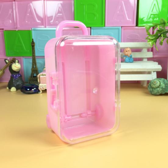 Mini Boîte à Bonbons en Forme de Valise de Voyage à Roulettes, Cadeau de Mariage, Fête, Réception