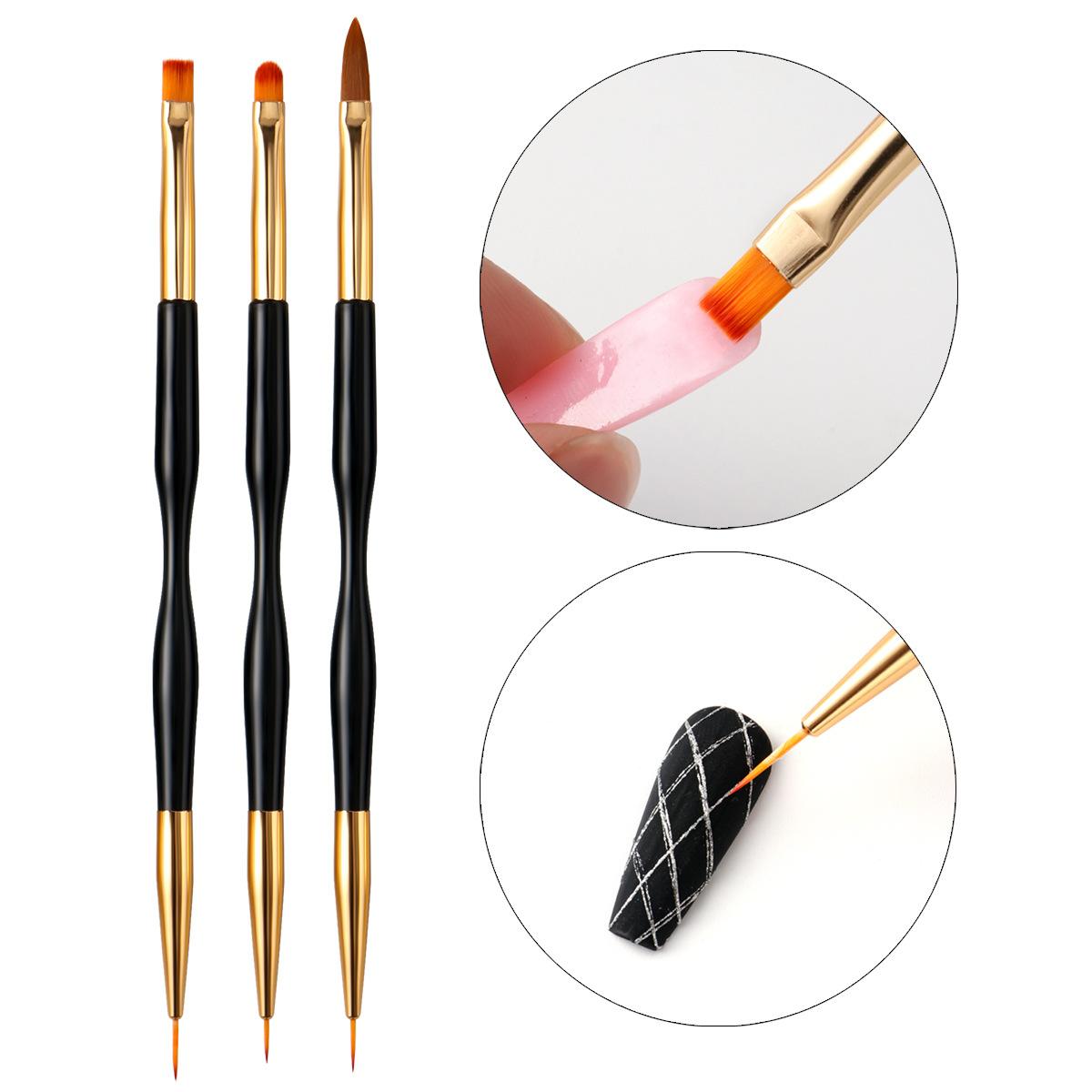 

New Nail Pull Line Pen Nail Shop Brush Hook Edge Pull Line Nail Pen Tool