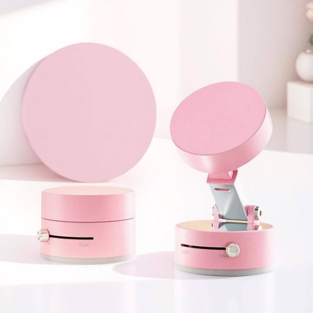 Magnetic Phone Holder Foldable Vacuum Suction Cup Mount Bracket for Smooth Surfaces Compatible with MagSafe
