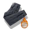 Větruvzdorné a nepromokavé jehněčí plyšové teplé a volné pánské kalhoty Bavlněné kalhoty