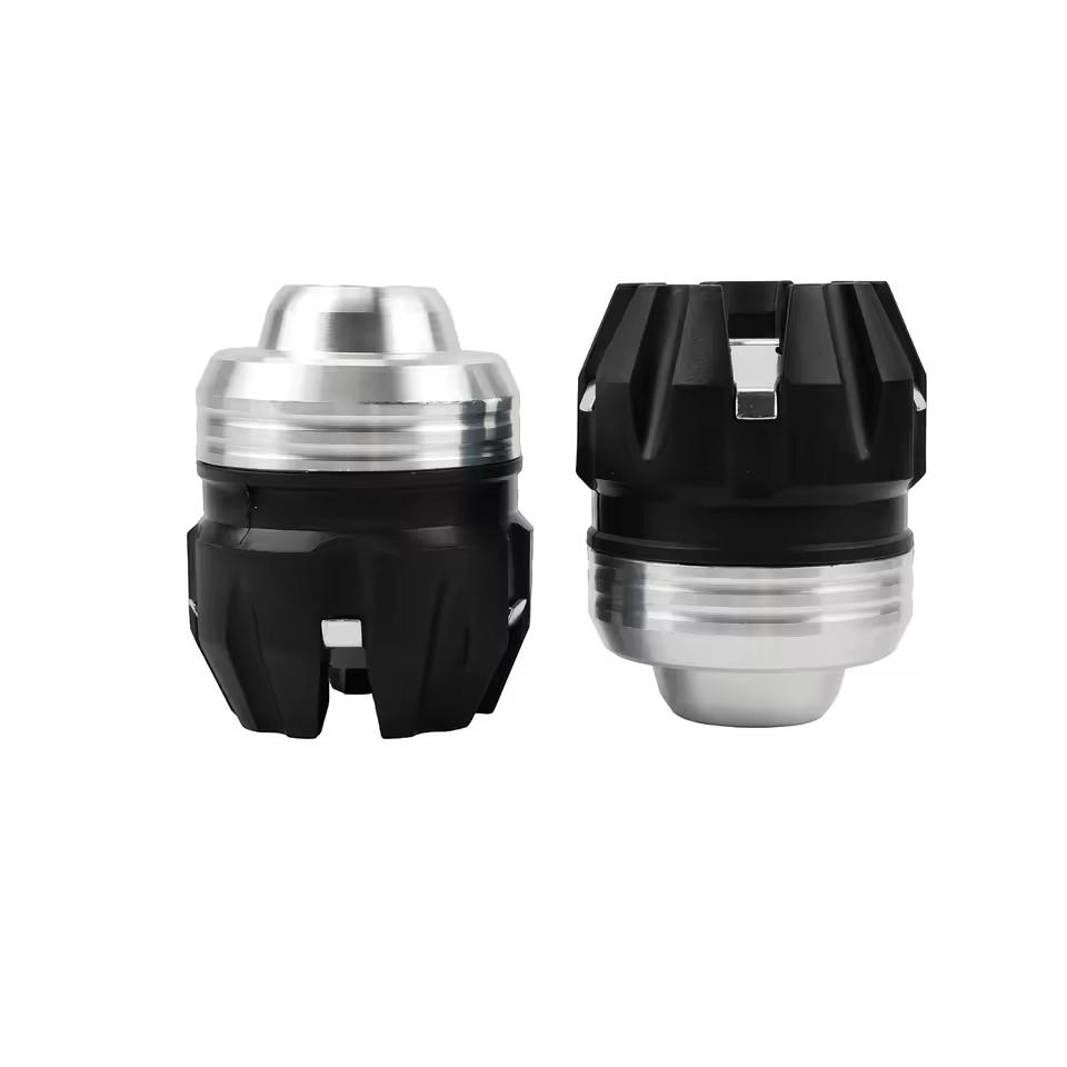 2 PCS  Motorcycle Front and Rear Wheel Crash Protectors Cups Anti-fall Frame Slider Aluminum Modification Motorcycle Accessories