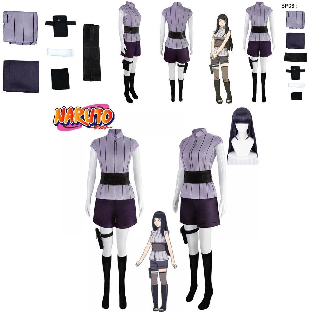 Naruto Hyuga Hinata Cosplay Costume Halloween Outfit Carnival Set Gift