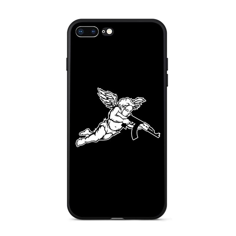 Funny little angel Cupid Soft Matte Phone Case For Iphone SE 11 Pro Max Xs 12 Mini Shell X XR 6 8 6S 7 Plus 5S TPU Mobile Cover