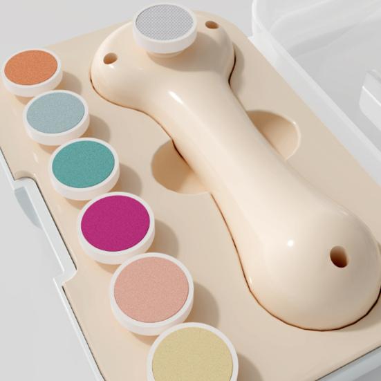 Electric Nail Grinder Baby Nail File Set Safe Nail Trimmer with 6 Grinding Head Replacement Pads USB Rechargeable Nail Clipper