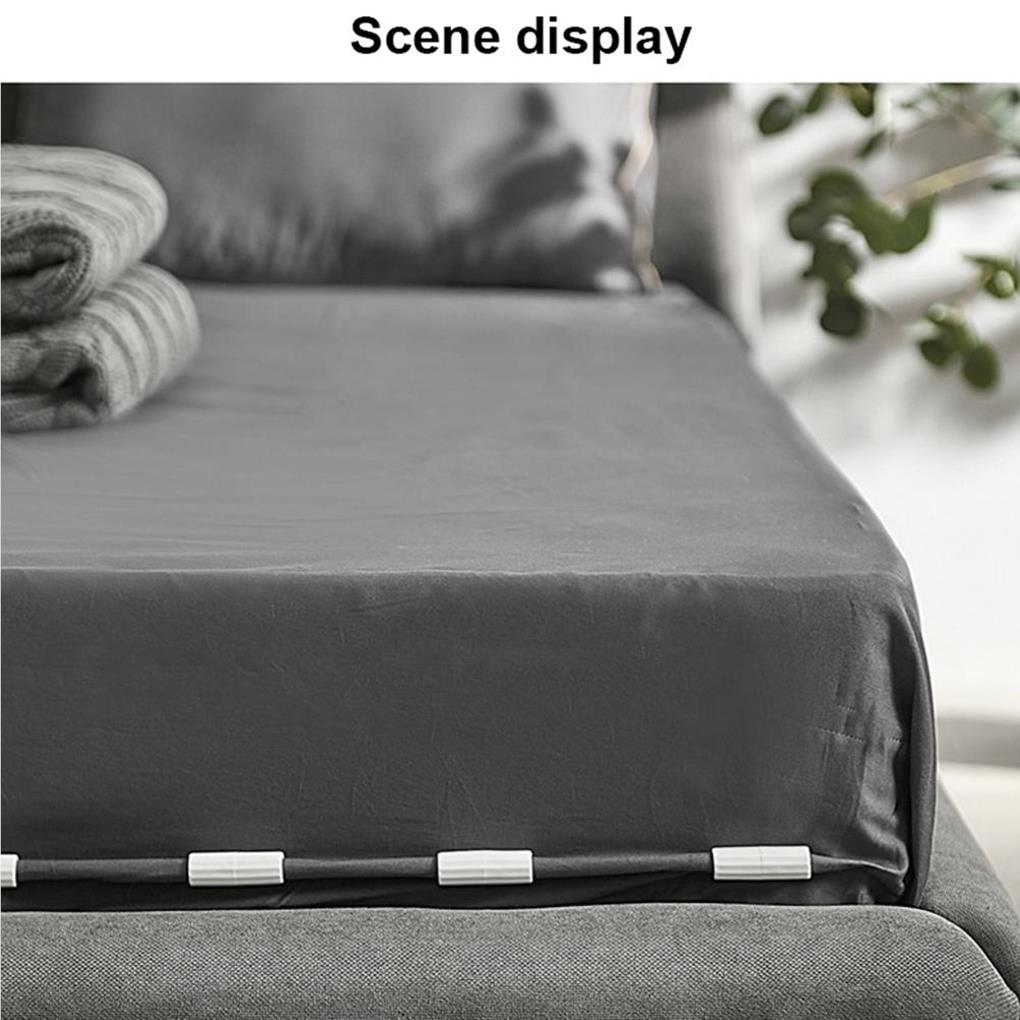 6 Pieces Bed Sheet Holder Needle-free Quilt Seamless Nonslip Corner Clip Mattress Fasteners Clasp Supply Dormitory