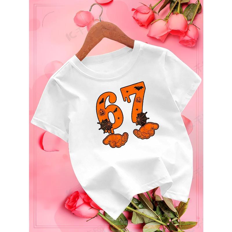 European sizes 67 Cartoon Characters with 67 Cute Girls Clothing T-Shirt Happy Valentine S Day Valentine S Day Gift Spring 110 белый