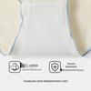 Nei Xiao Ban Women's 7A Cotton Antibacterial Mid-Waist Briefs (4-Pack)