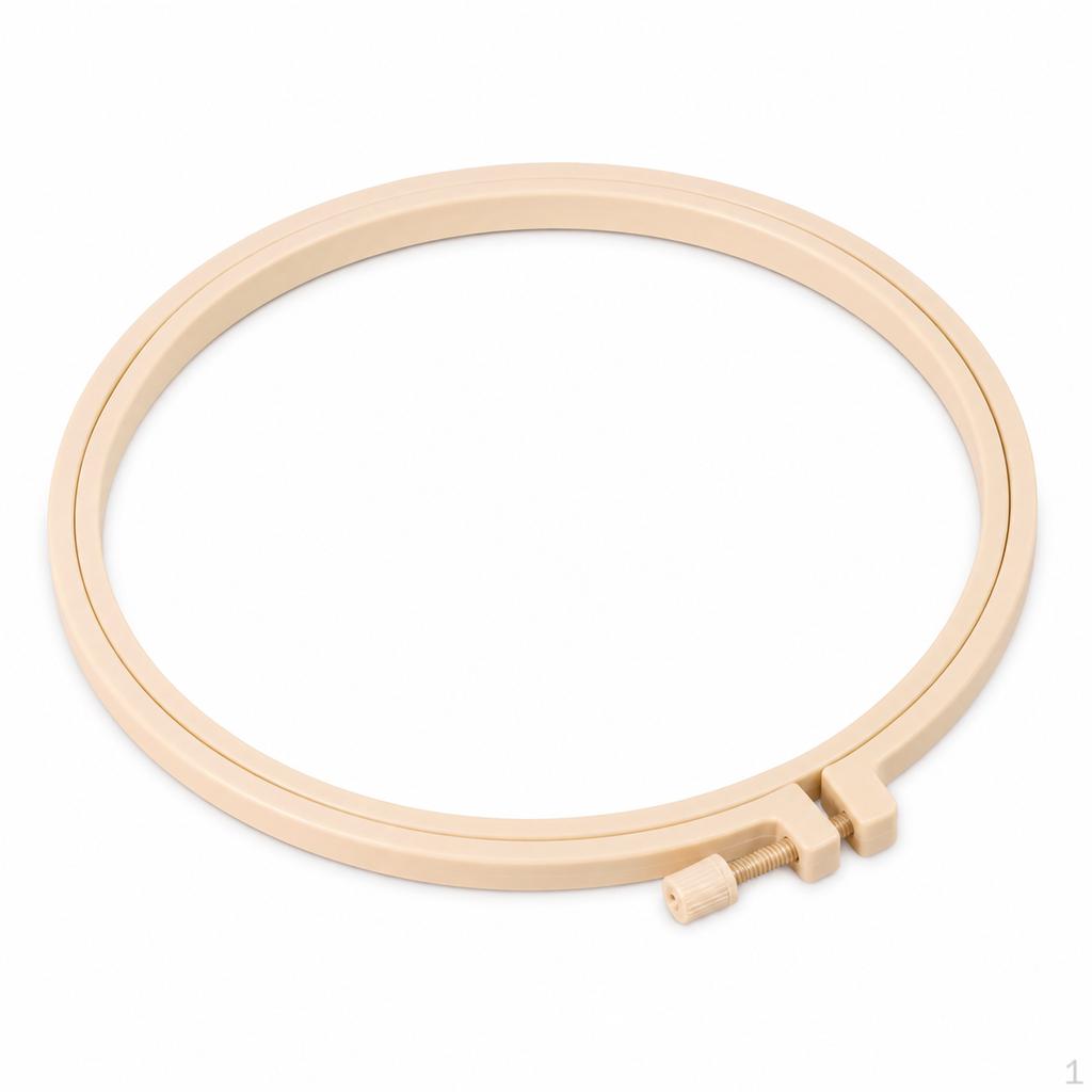 BambooLook Plastic Embroidery Hoop for DIY Craft and Cross Stitch 12.5 cm