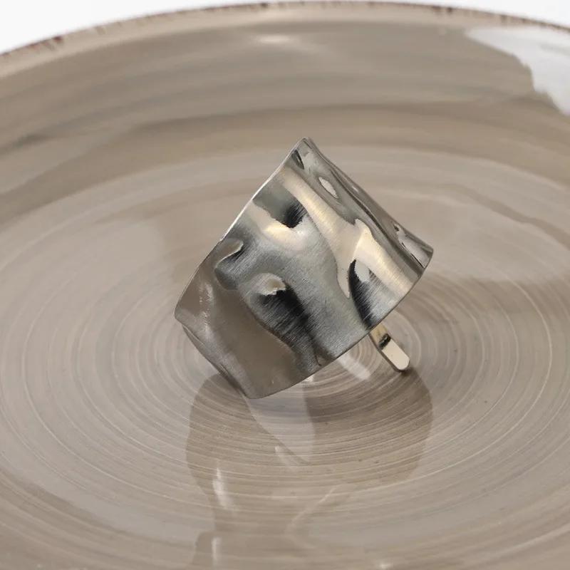 Koreanische Metall Unregelmäßige Konkav-Konvexen Lava Einsatz Haarnadel für Frauen Retro Hochwertige Pferdeschwanz Halter Haarnadel Kopfschmuck