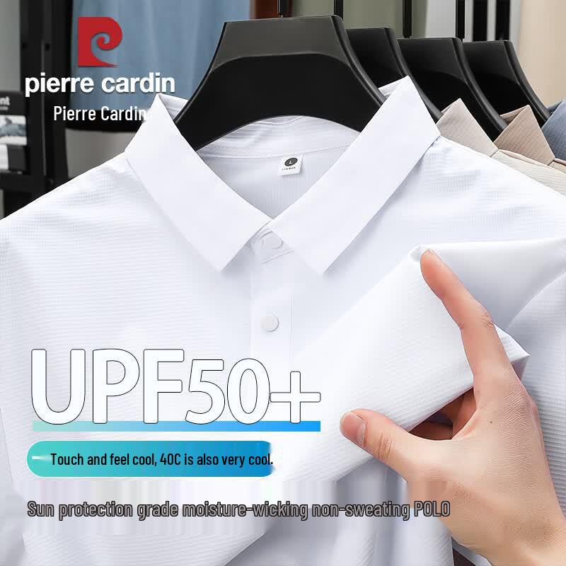 Pierre Cardin Men s Ice Silk Business Polo Shirt L