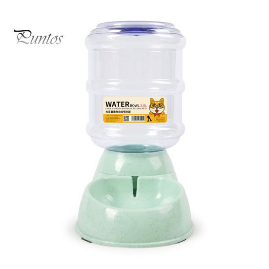 3.8L Automatic Pet Feeder Plastic Cat Water Fountain Large Capacity Pet Food Feeder Bowl Water Dispenser for Dogs Cats