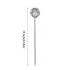 4Pcs Reusable Cocktail Pick 304 Stainless Steel Fruit Fork Kitchen Gadgets Wine Needle  Party