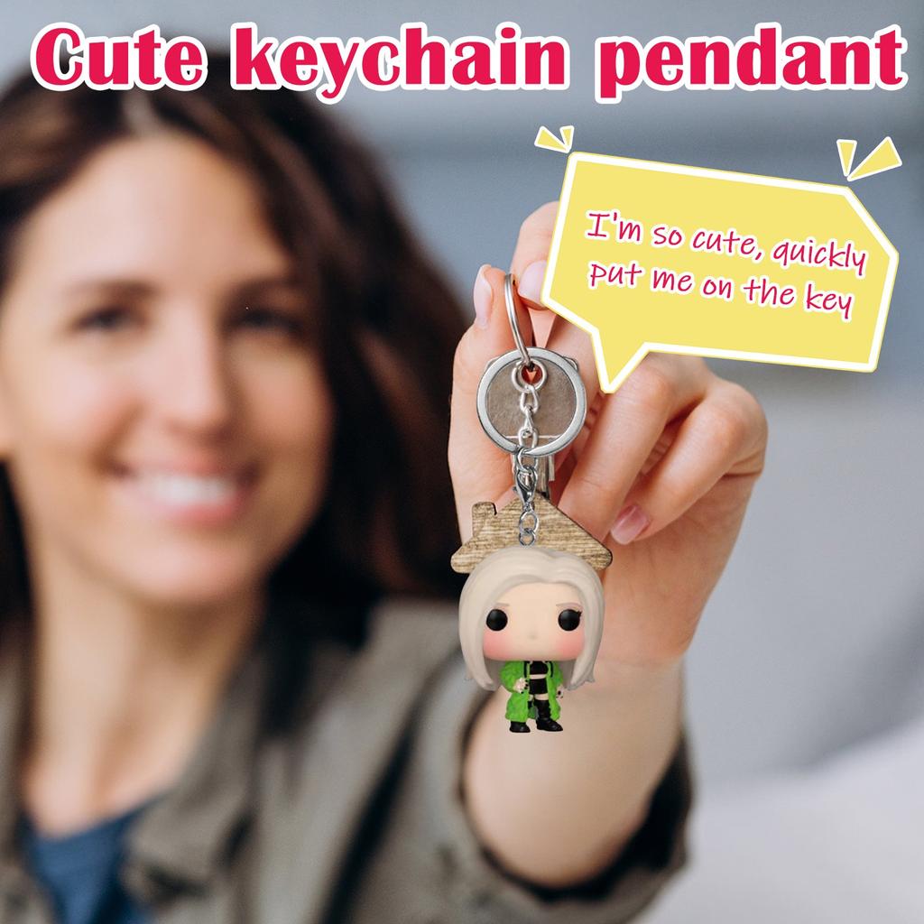 Doll Anime Figurine Model Keychain