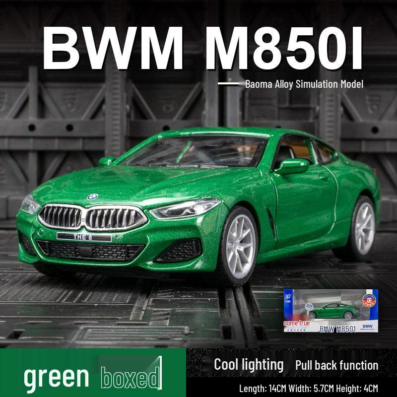 

Caipo M850i Alloy Car Model with Double Door Pull-Back Toy - Perfect Gift for Boys зелёный