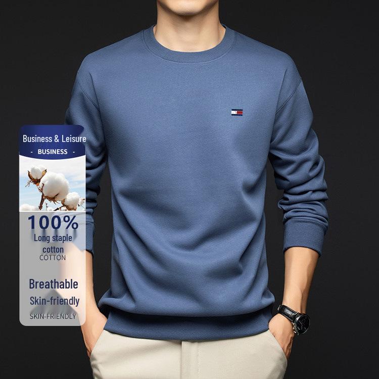 TOMMY Original Men's Cotton Crew Neck Long-Sleeve Casual Pullover