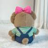 Plush Toy New Strap Butterfly Bear Doll Video Game City Redemption Doll Big Bear Pillow Doll