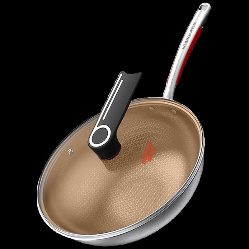 Kombach Yuexiang 304 Stainless Steel Wok, 32cm