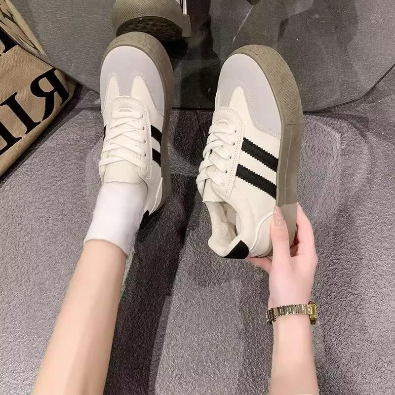 Shell Shoes Women's Shoes New Student Platform Heightening White Shoes Sports and Leisure Board Shoes Summer Breathability