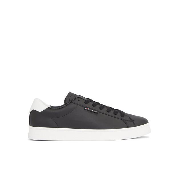 Men's Sneakers Tommy Jeans Tjm Leather Low Cupsole Em0em01374 Black