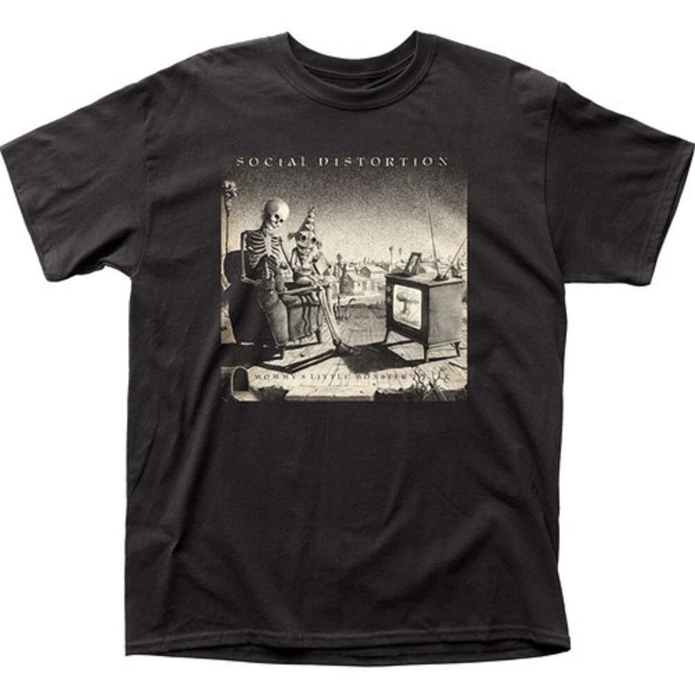 Social Distortion Mommy s Little Monster Tee, Punk Rock Band Shirt, Black Mens S