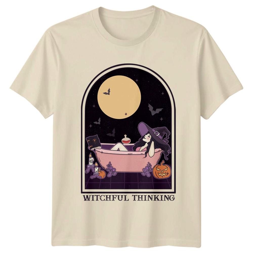 Witchful Thinking Unisexs TShirt Witchcraft Halloween Gift For Her